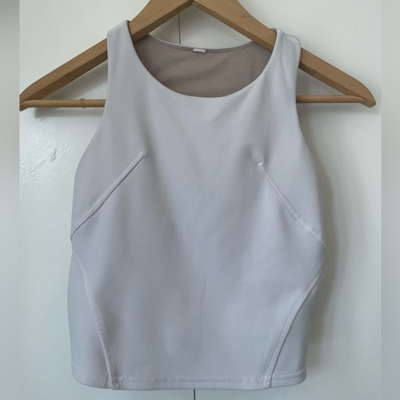 Lululemon White Racerback tank - Picture 1 of 3